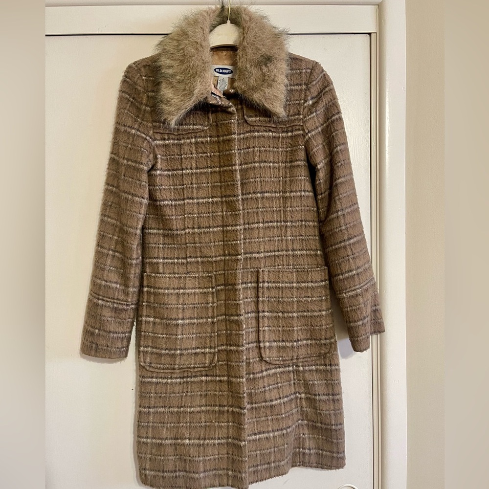 Vintage Old Navy Plaid Coat Y2K